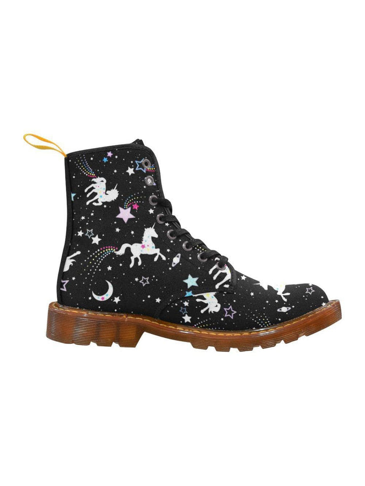 Unicorns Women's Lace Up Combat Boots