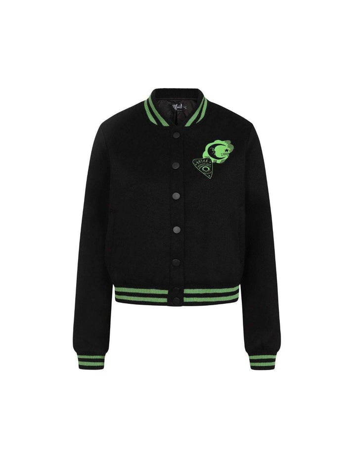 HELL BUNNY SAMARA VARSITY JACKET - Poison Arrow Retro