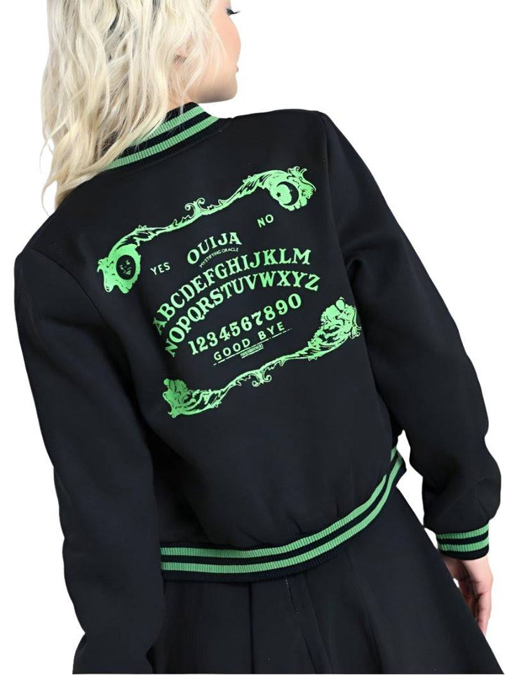 HELL BUNNY SAMARA VARSITY JACKET - Poison Arrow Retro