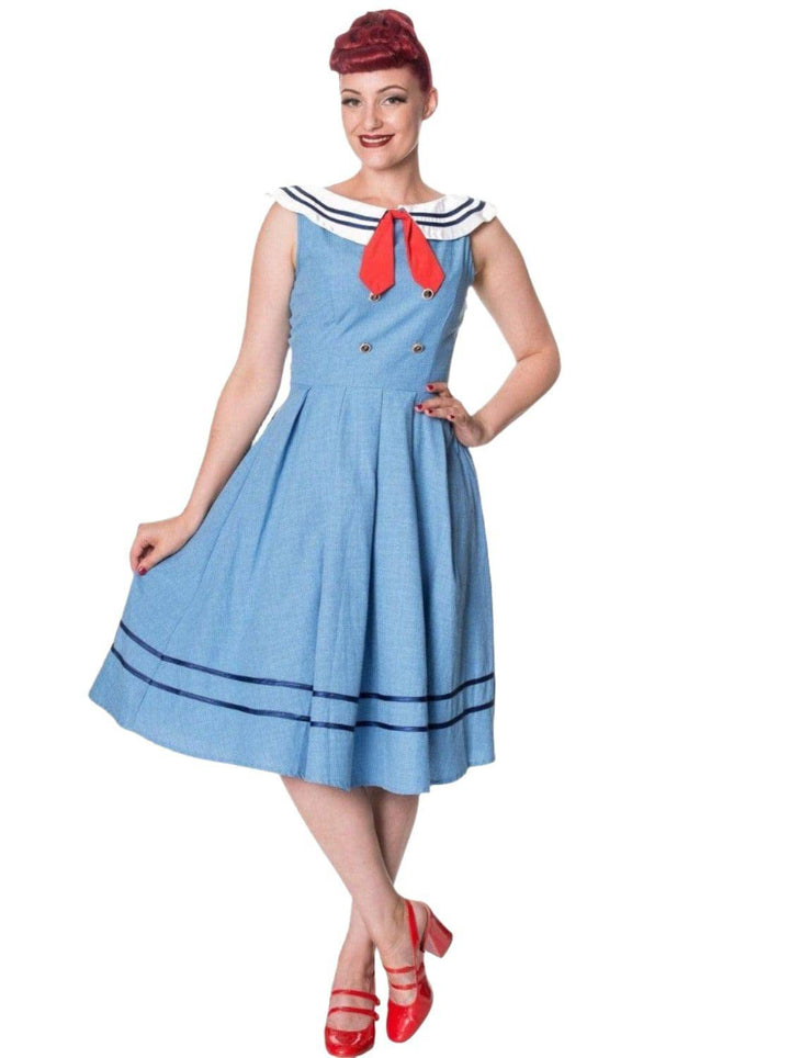 AQUARIUS NAUTICAL DRESS - Poison Arrow Retro