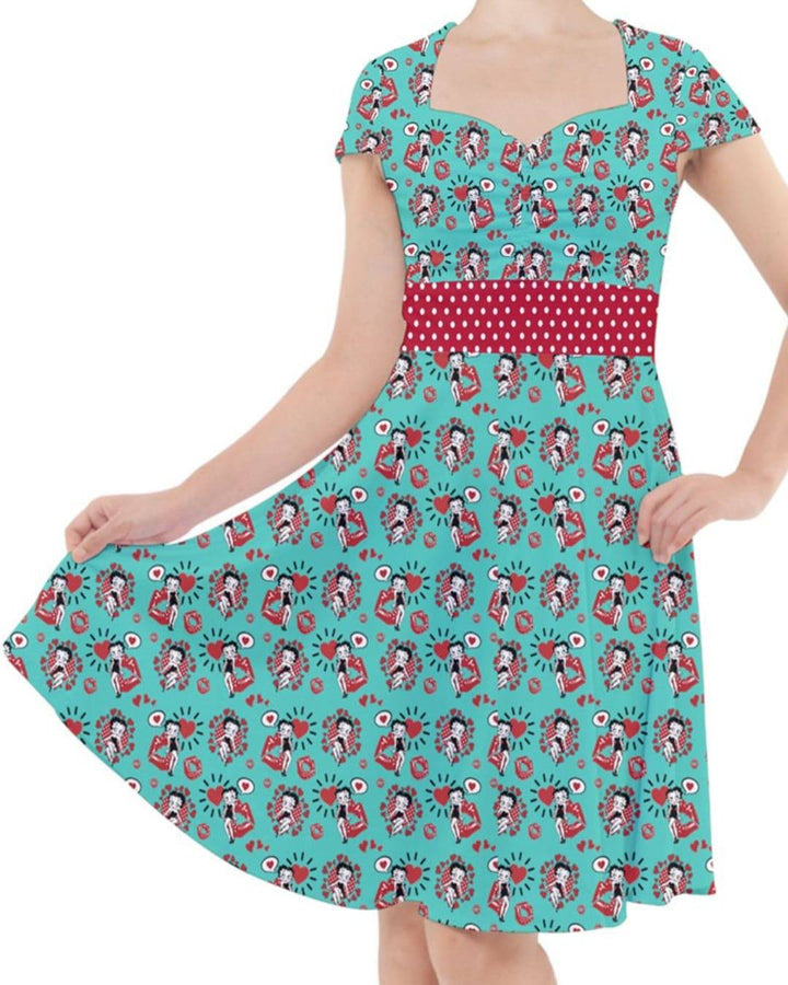 Betty Boop Midi Dress