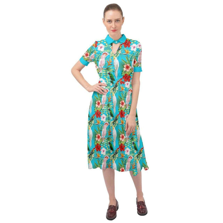 Parrots Ava 1940s Style Vintage Dress - Poison Arrow Retro