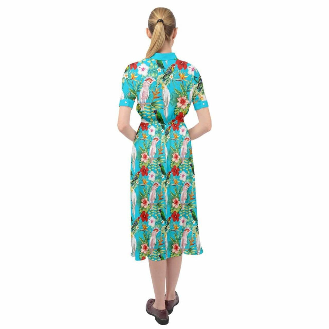 Parrots Ava 1940s Style Vintage Dress - Poison Arrow Retro