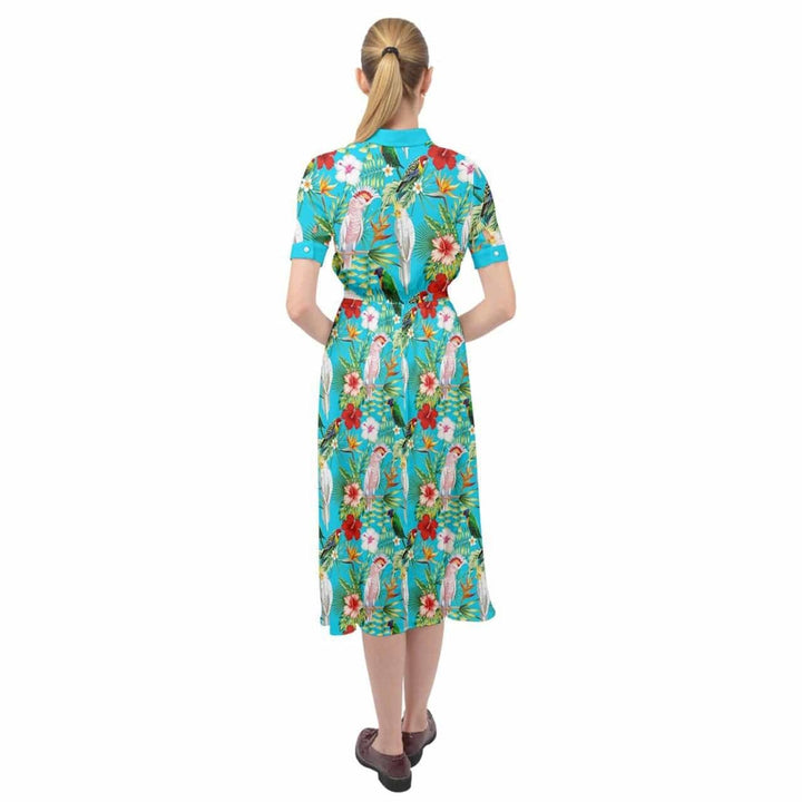 Parrots Ava 1940s Style Vintage Dress - Poison Arrow Retro