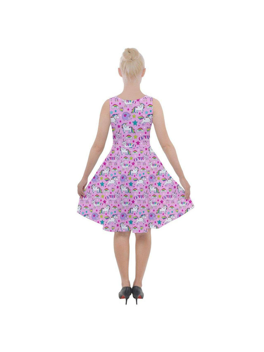 UNICORNS & UNICATS Knee Length Skater Dress With Pockets