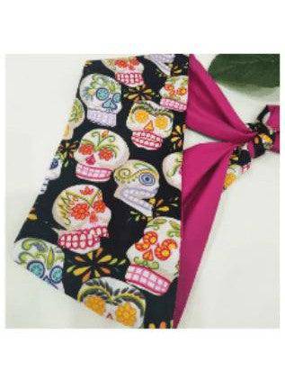 SUGAR SKULLS WIRED ROCKABILLY HAIR TIE