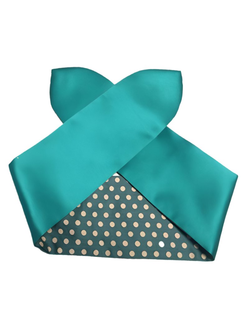 TEAL APPEAL WIRED ROCKABILLY HAIR TIE - Poison Arrow Retro