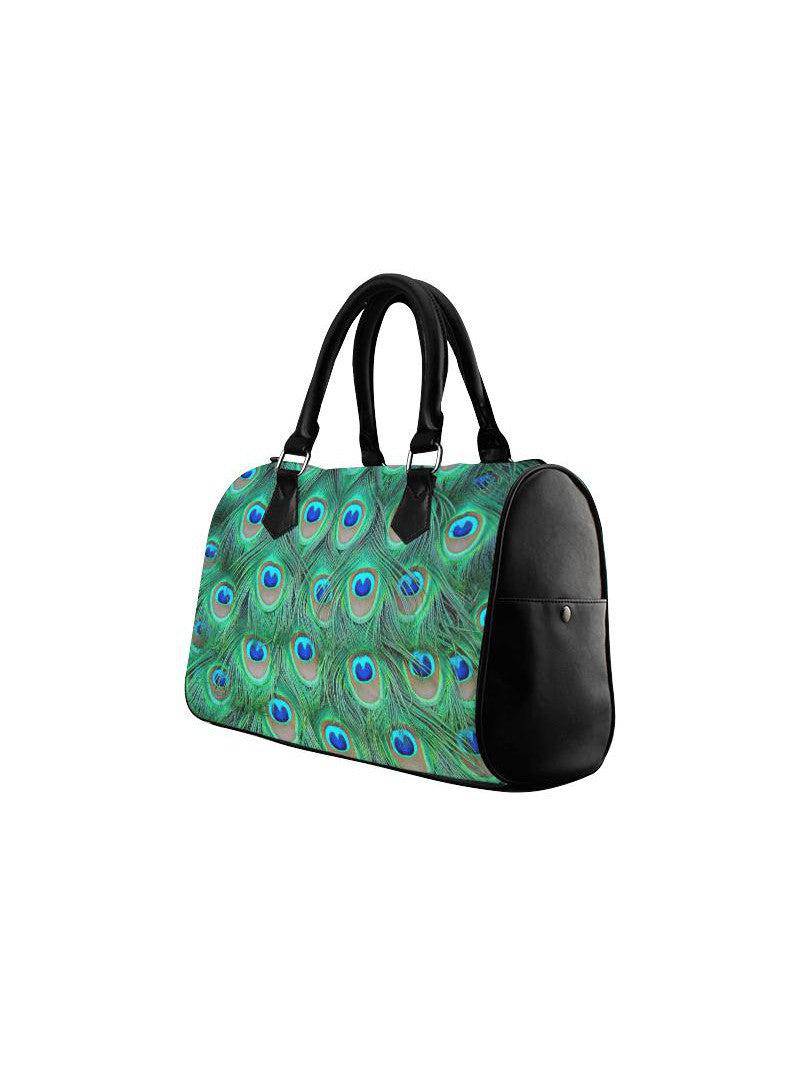 PEACOCK Barrel Type Handbag - Poison Arrow Retro