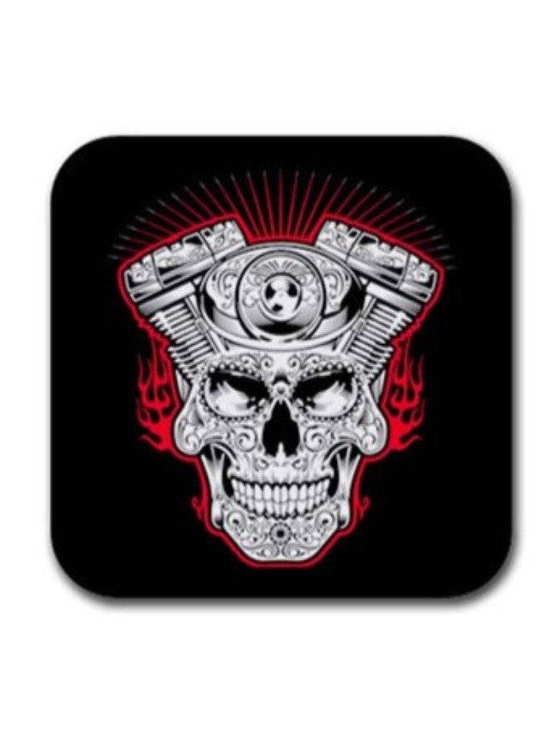 Motorhead Rubber Square Coaster (4 pack) - Poison Arrow Retro