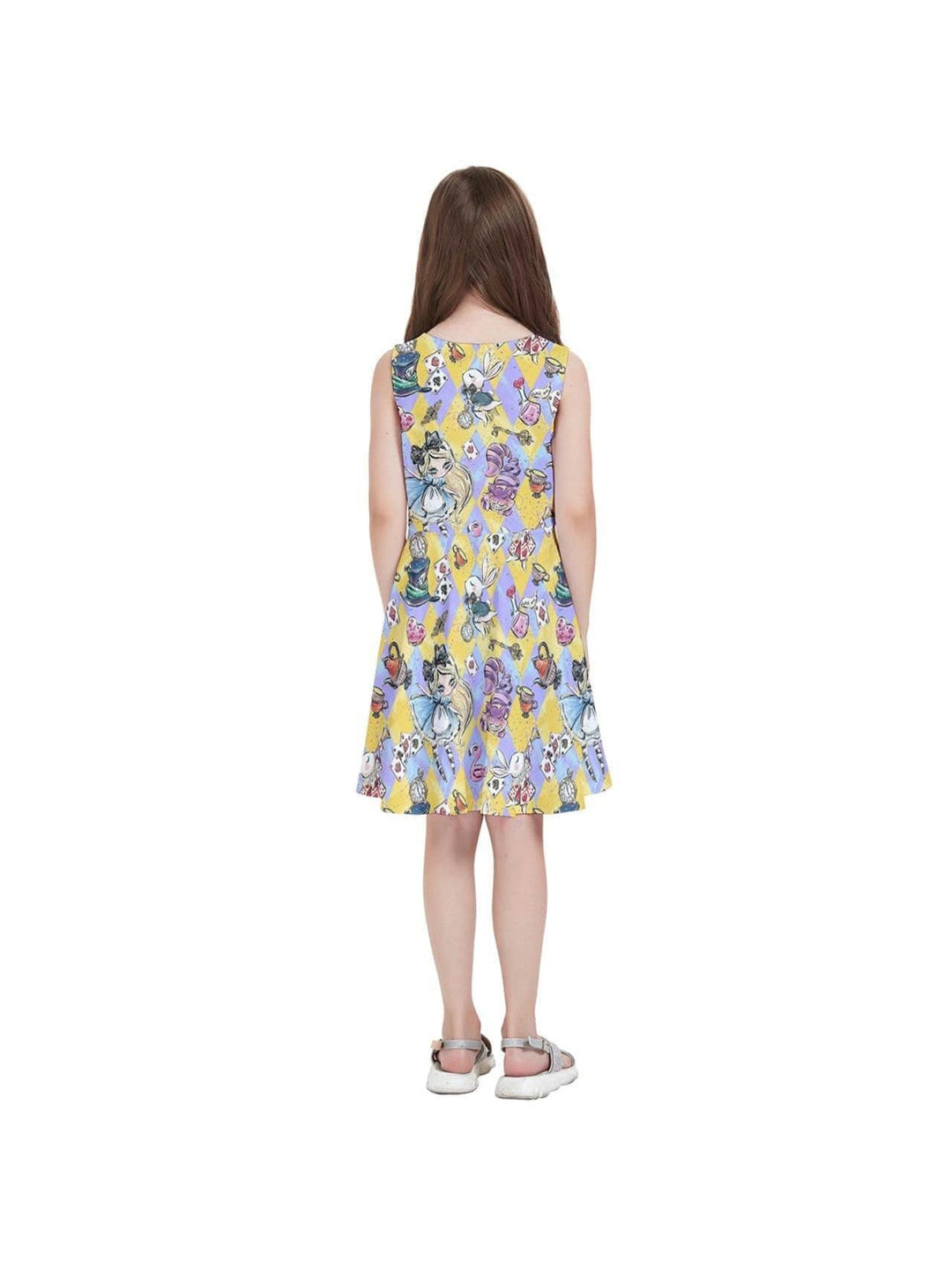 Alice in Wonderland Kids' Skater Dress - Poison Arrow Retro