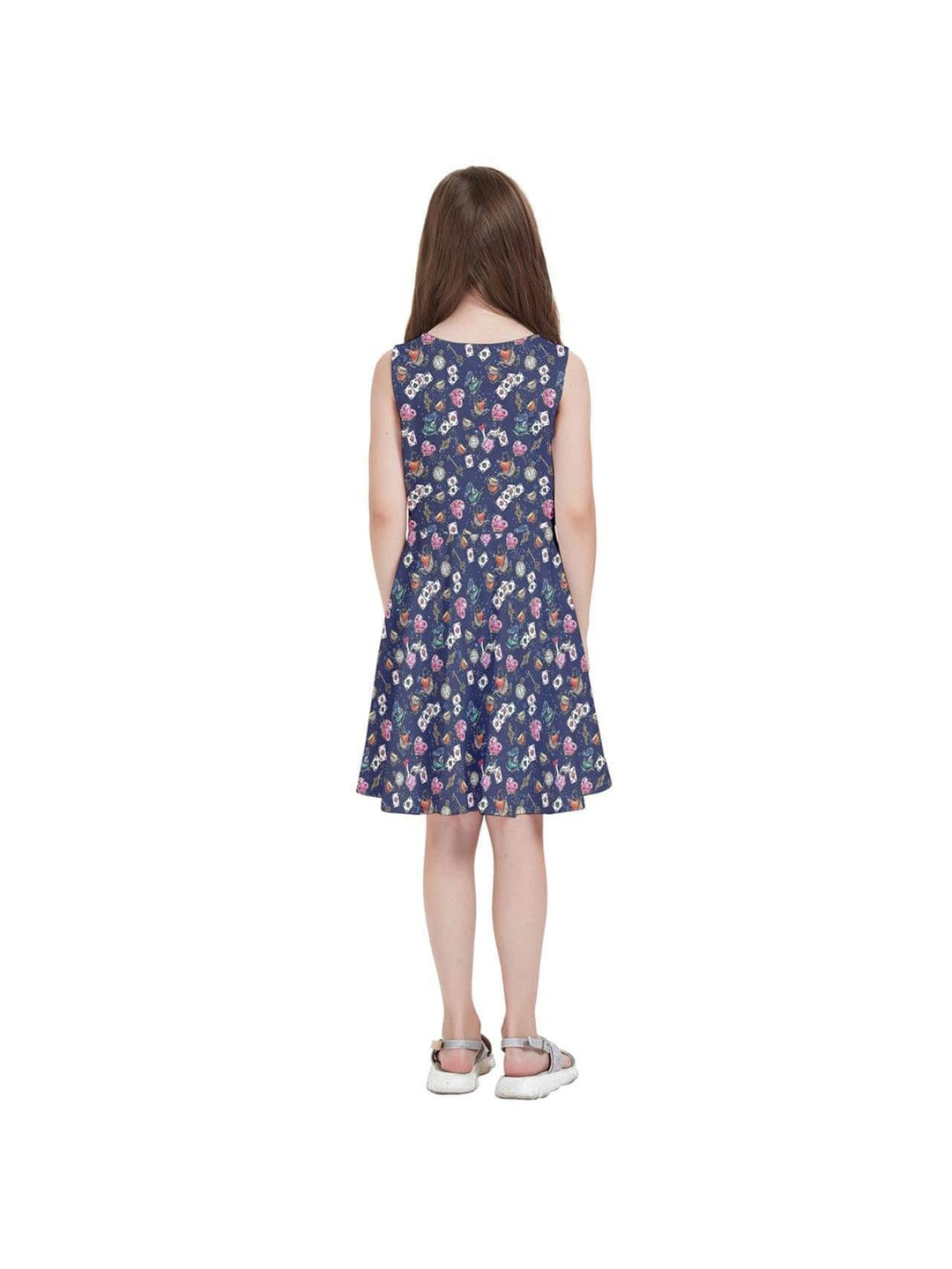 Alice in Wonderland Kids' Skater Dress - Poison Arrow Retro