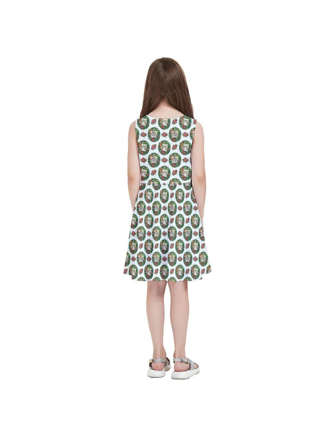 Christmas Cats Kids' Skater Dress - Poison Arrow Retro