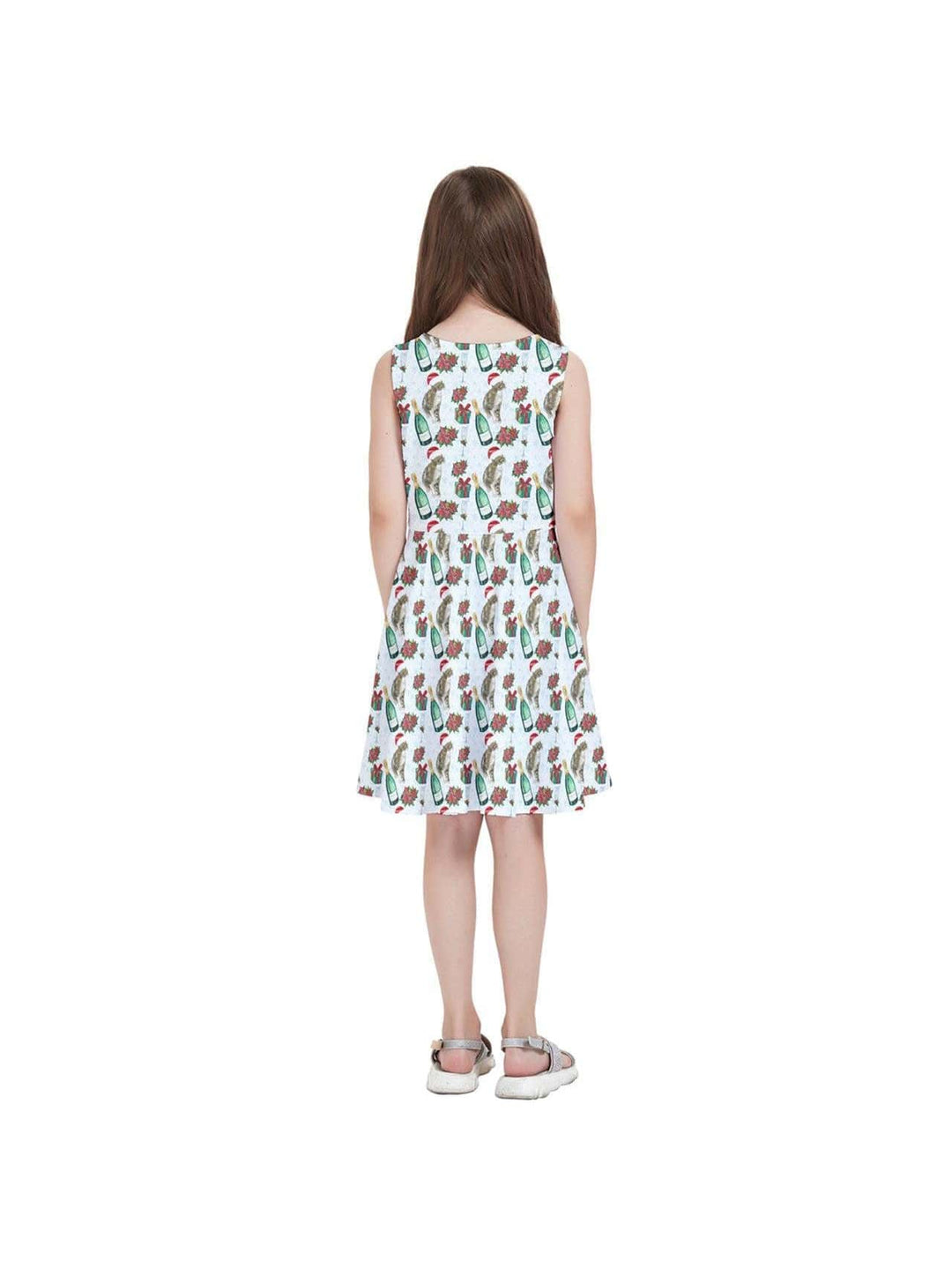 Christmas Cats Kids' Skater Dress - Poison Arrow Retro