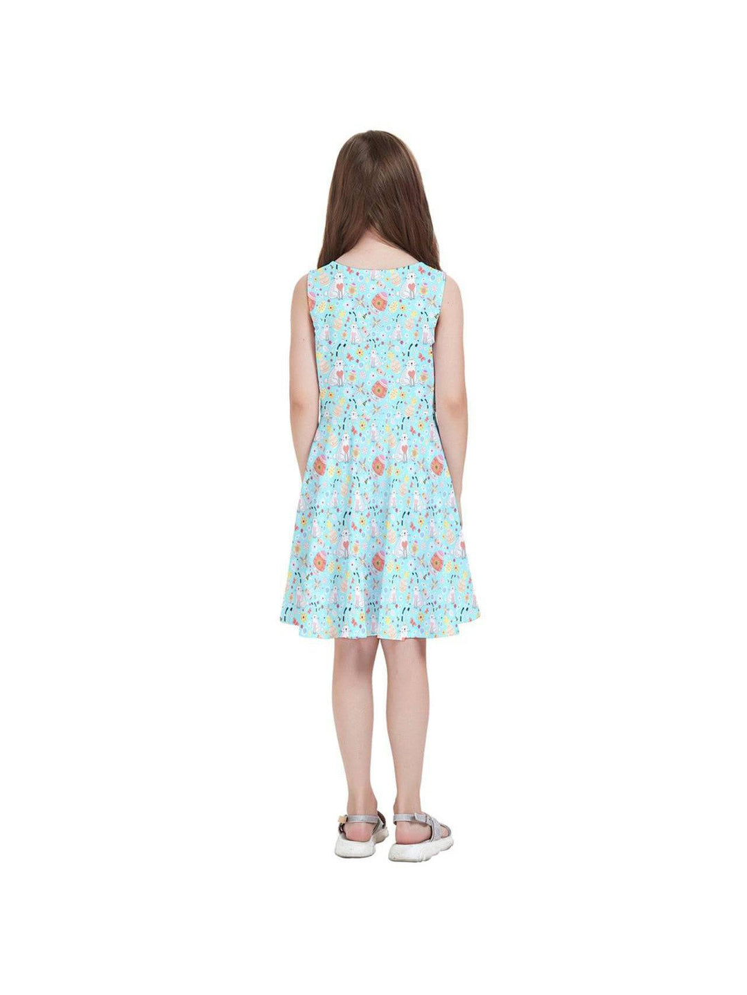 Easter Bunny Kids' Skater Dress - Poison Arrow Retro