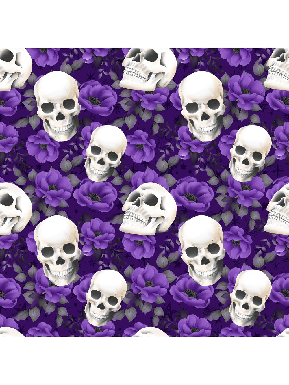 PURPLE ROSES AND SKULLS Kids' Skater Dress 2-16 - Poison Arrow Retro