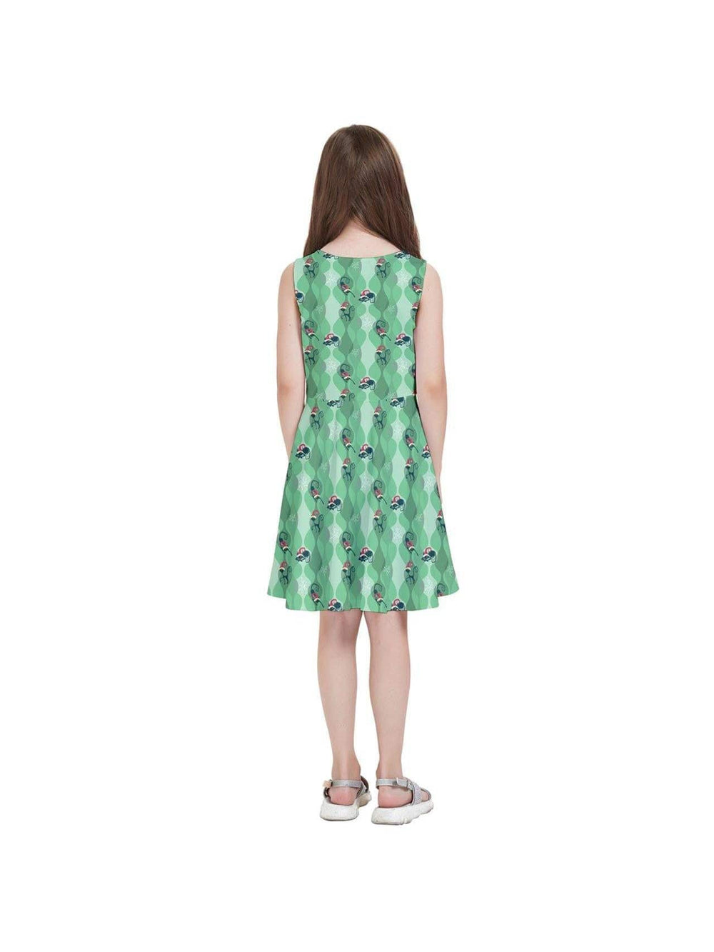 RETRO CHRISTMAS CATS Kids' Skater Dress - Poison Arrow Retro