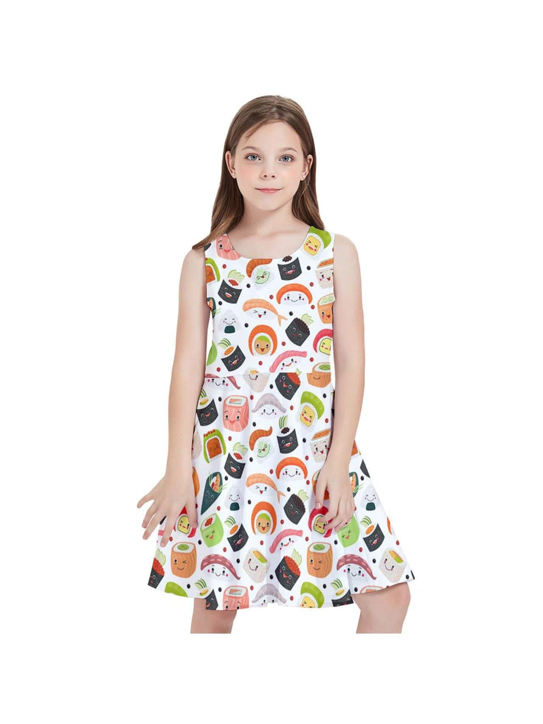 Sushi Kids' Skater Dress - Poison Arrow Retro