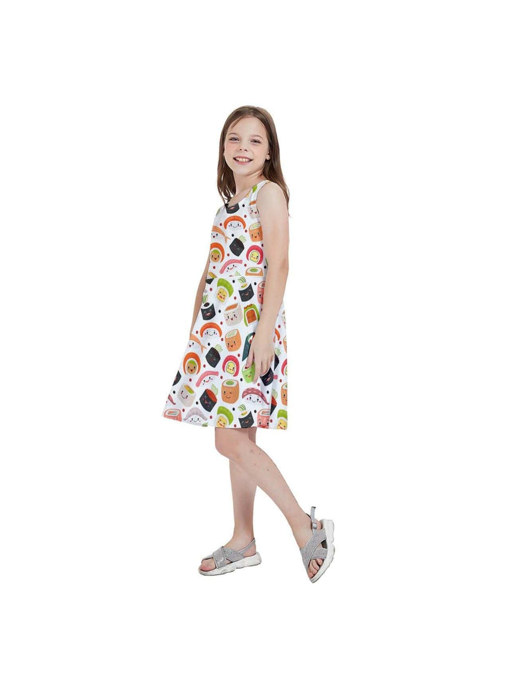 Sushi Kids' Skater Dress - Poison Arrow Retro