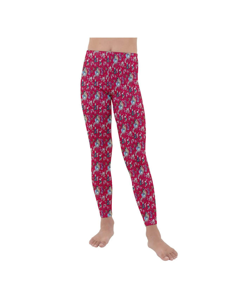 Alice in Wonderland Kids' Velour Leggings - Poison Arrow Retro