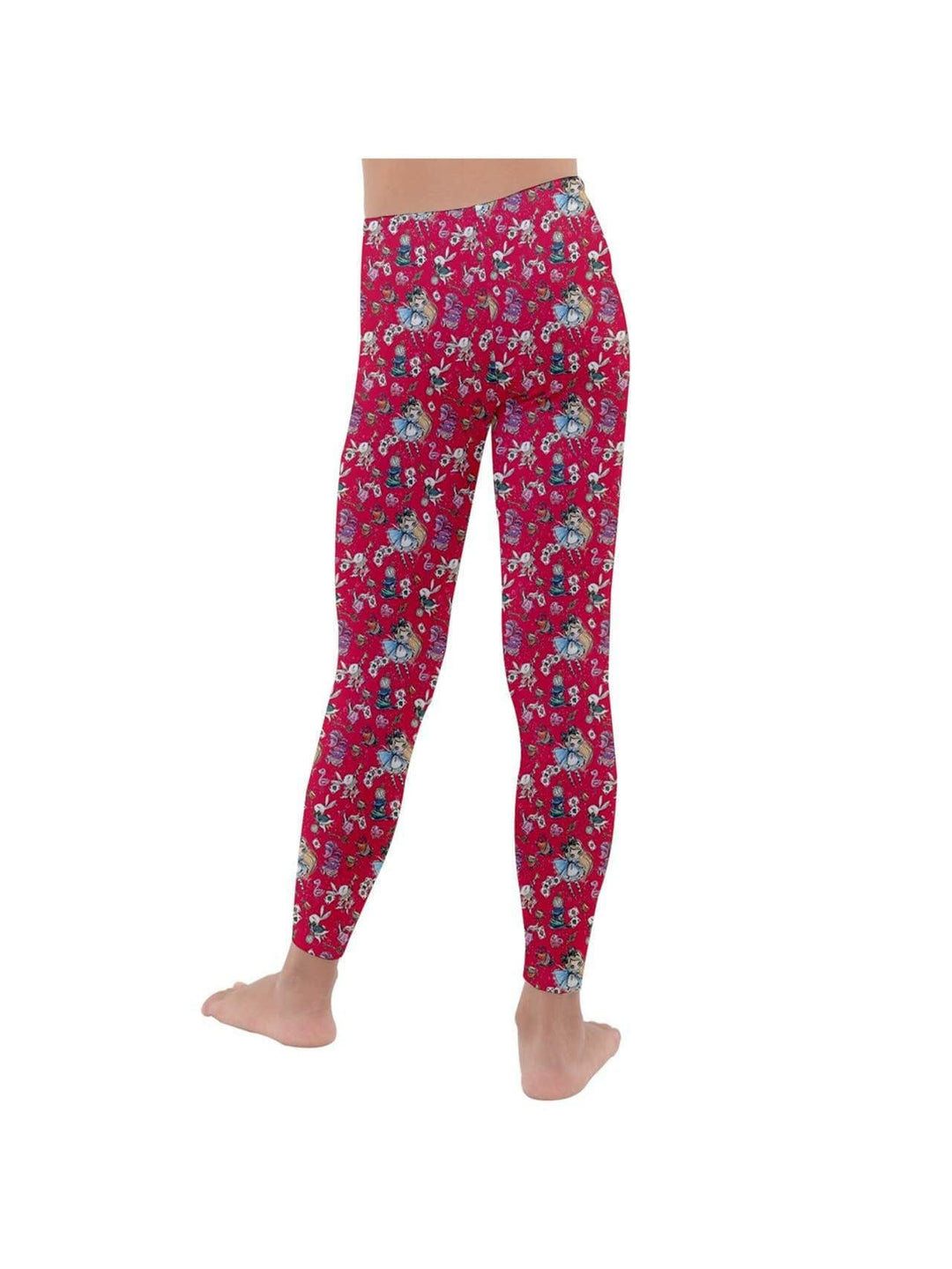 Alice in Wonderland Kids' Velour Leggings - Poison Arrow Retro