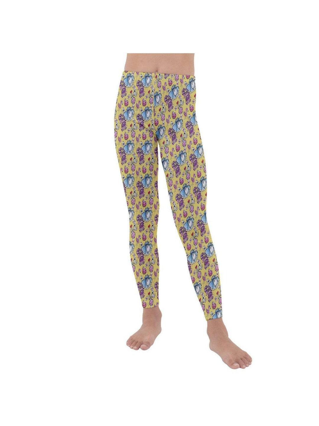 Alice in Wonderland Kids' Velour Leggings - Poison Arrow Retro