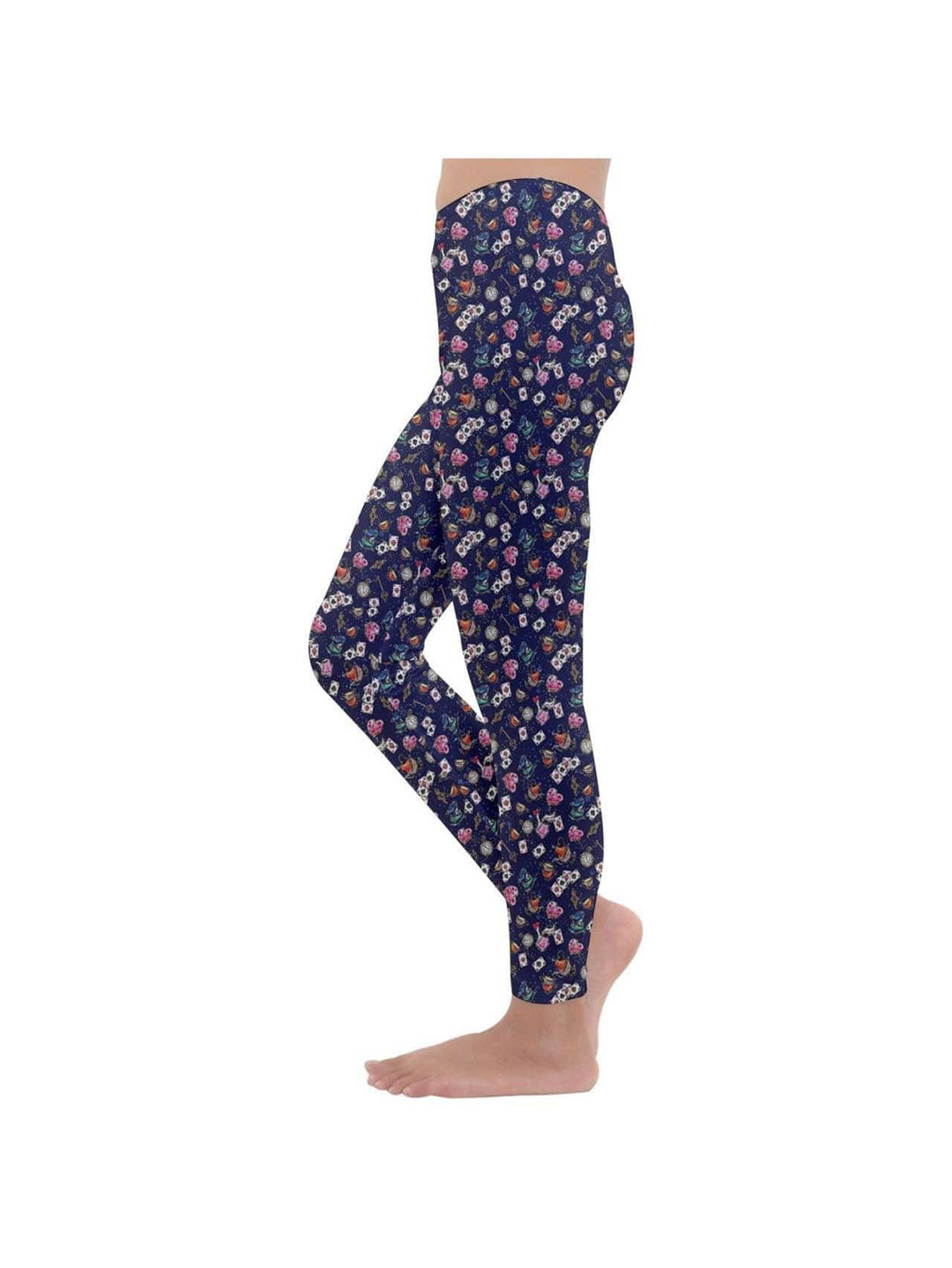 Alice in Wonderland Kids' Velour Leggings - Poison Arrow Retro