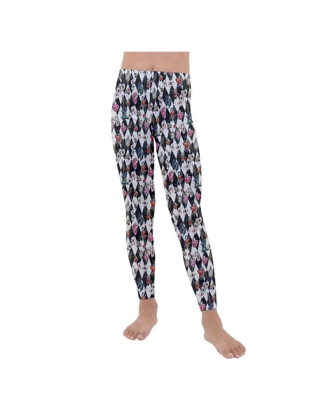 Alice in Wonderland Kids' Velour Leggings - Poison Arrow Retro