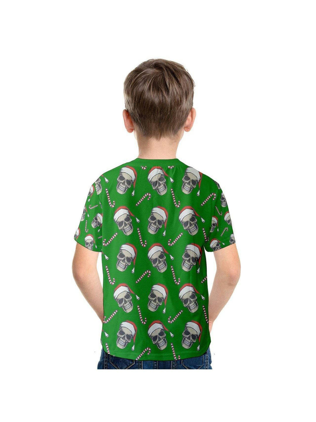 CHRISTMAS SKULLS Kids' Cotton Tee - Poison Arrow Retro