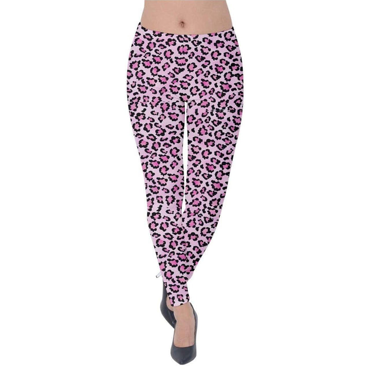 Pink Leopard Leggings - Poison Arrow Retro