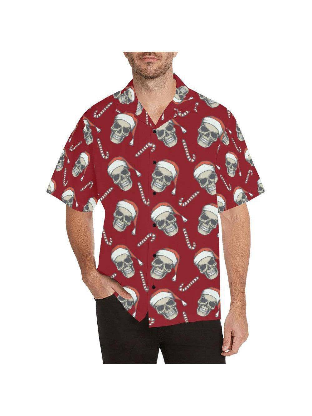 CHRISTMAS SKULLS Mens Shirts