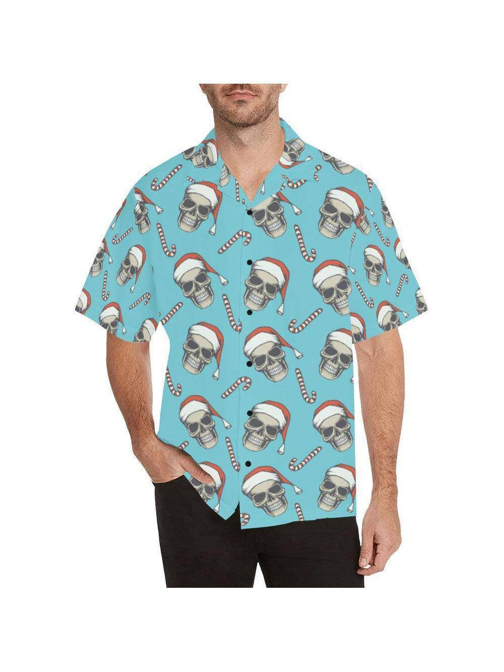 CHRISTMAS SKULLS Mens Shirts