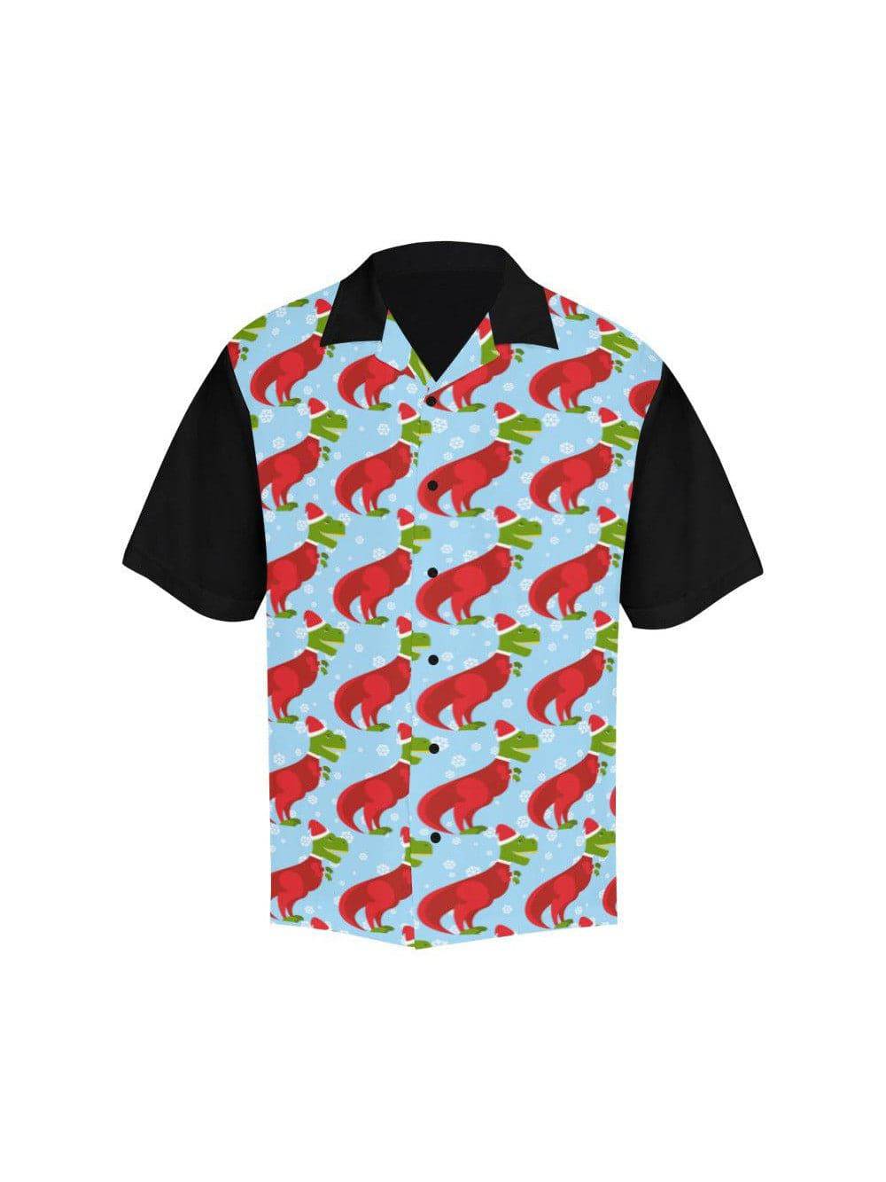 Christmas T-Rex Mens Shirts - Poison Arrow Retro