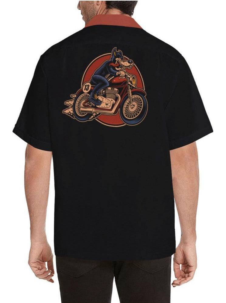 CUSTOM BIKER MEN'S ROCKABILLY HOTROD SHIRT - Poison Arrow Retro