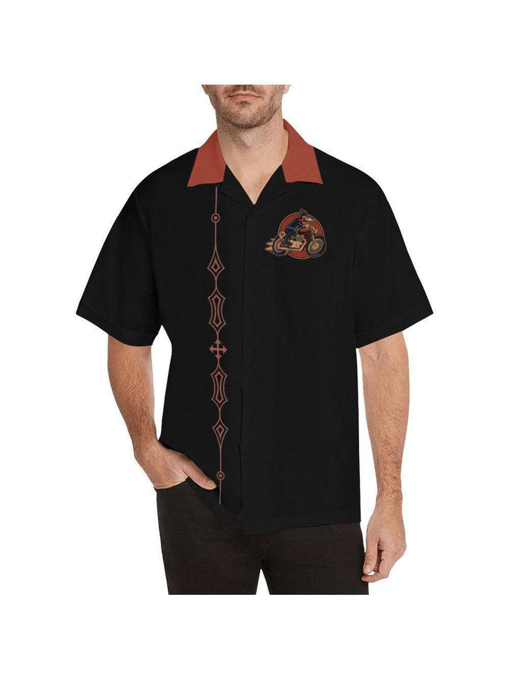 CUSTOM BIKER MEN'S ROCKABILLY HOTROD SHIRT