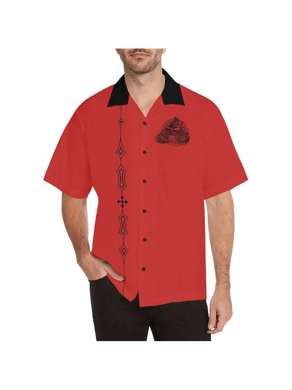 CUSTOM BIKER MEN'S ROCKABILLY HOTROD SHIRT