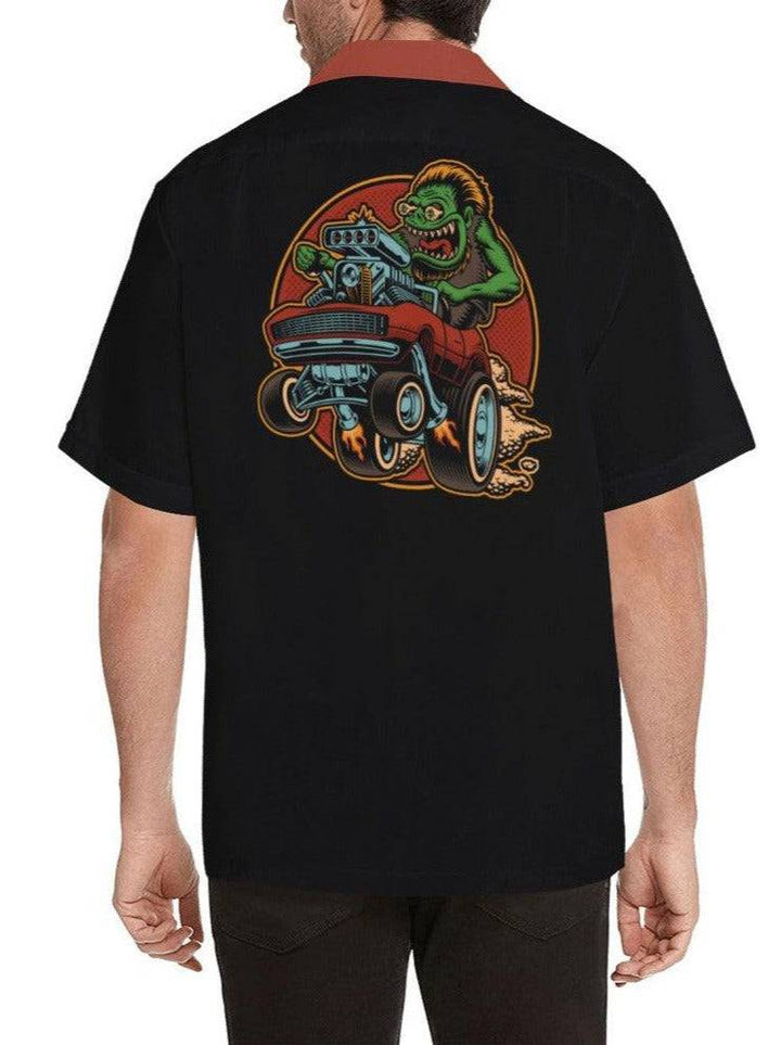 CUSTOM MONSTER MEN'S ROCKABILLY HOTROD SHIRT - Poison Arrow Retro