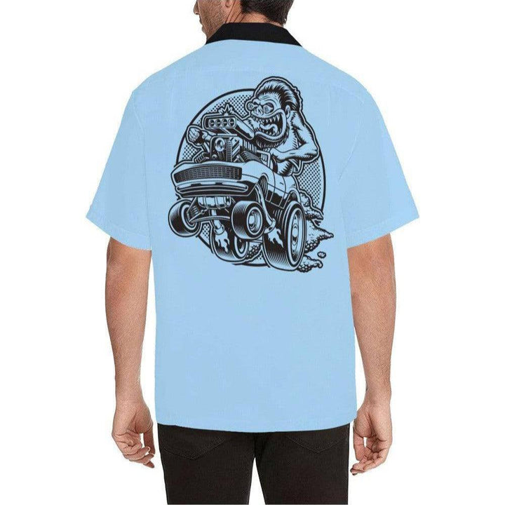 CUSTOM MONSTER MEN'S ROCKABILLY HOTROD SHIRT - Poison Arrow Retro