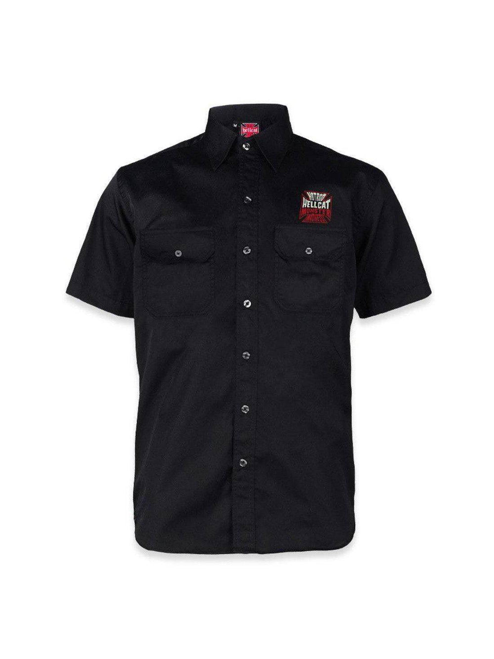 HOTROD HELLCAT BUTTON UP MONSTER MADNESS - Poison Arrow Retro