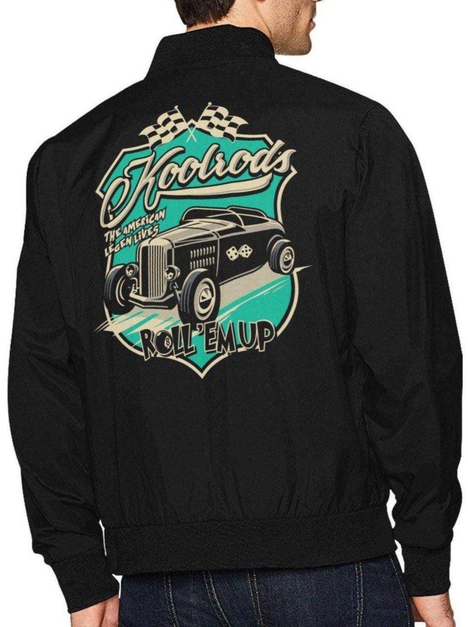 KOOLRODS Men's Hot Rod Bomber Jacket - Poison Arrow Retro