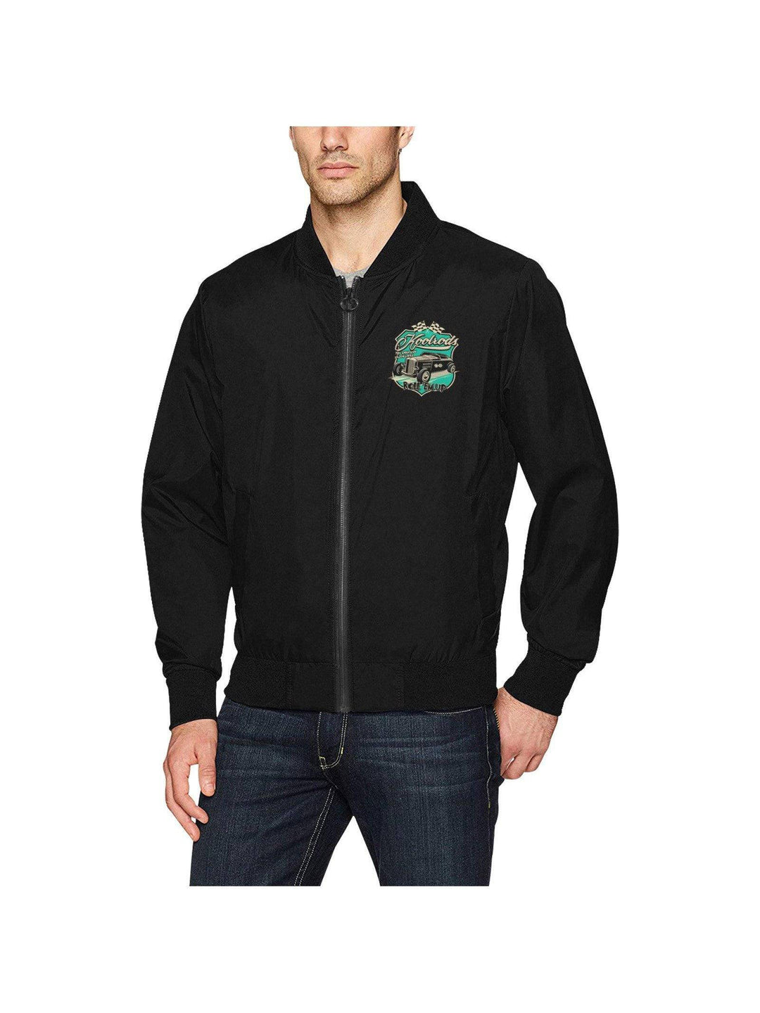 KOOLRODS Men's Hot Rod Bomber Jacket - Poison Arrow Retro