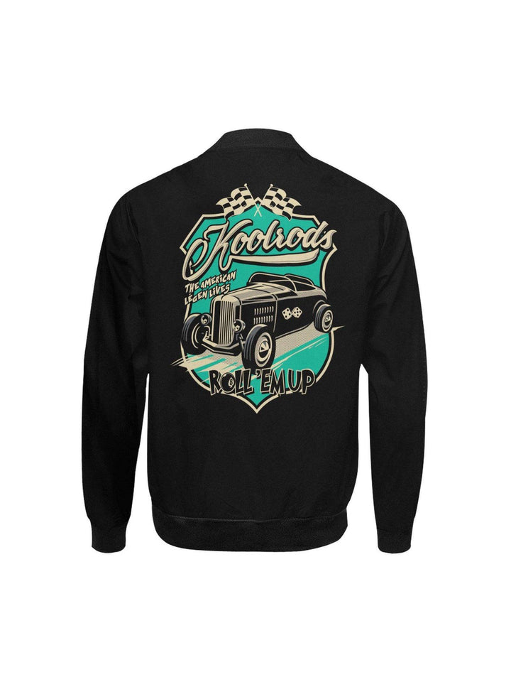 KOOLRODS Men's Hot Rod Bomber Jacket - Poison Arrow Retro