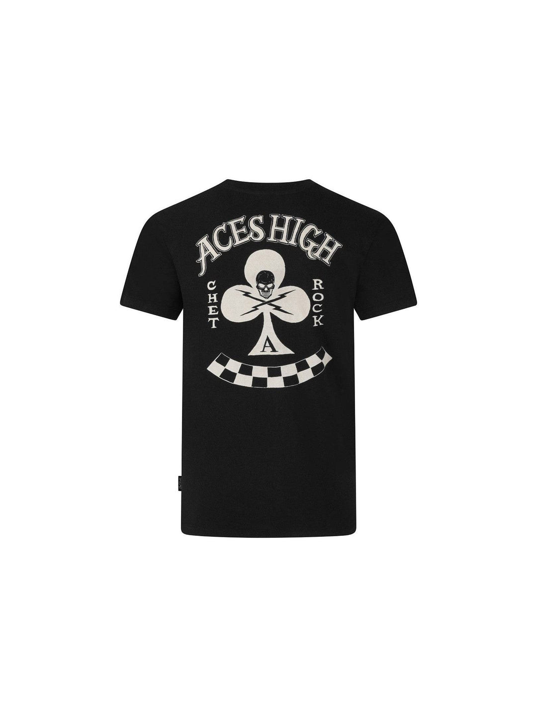 CHET ROCK ACES HIGH T-SHIRT - Poison Arrow Retro