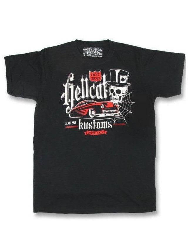 HOTROD HELLCAT Mens Tshirt Kustoms - Poison Arrow Retro