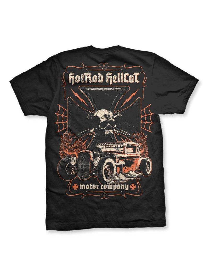 Hotrod Hellcat Mens Tshirt Motor Company - Poison Arrow Retro