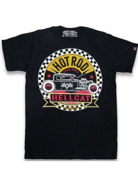 HOTROD HELLCAT MENS TSHIRT SPEED PARTS - Poison Arrow Retro