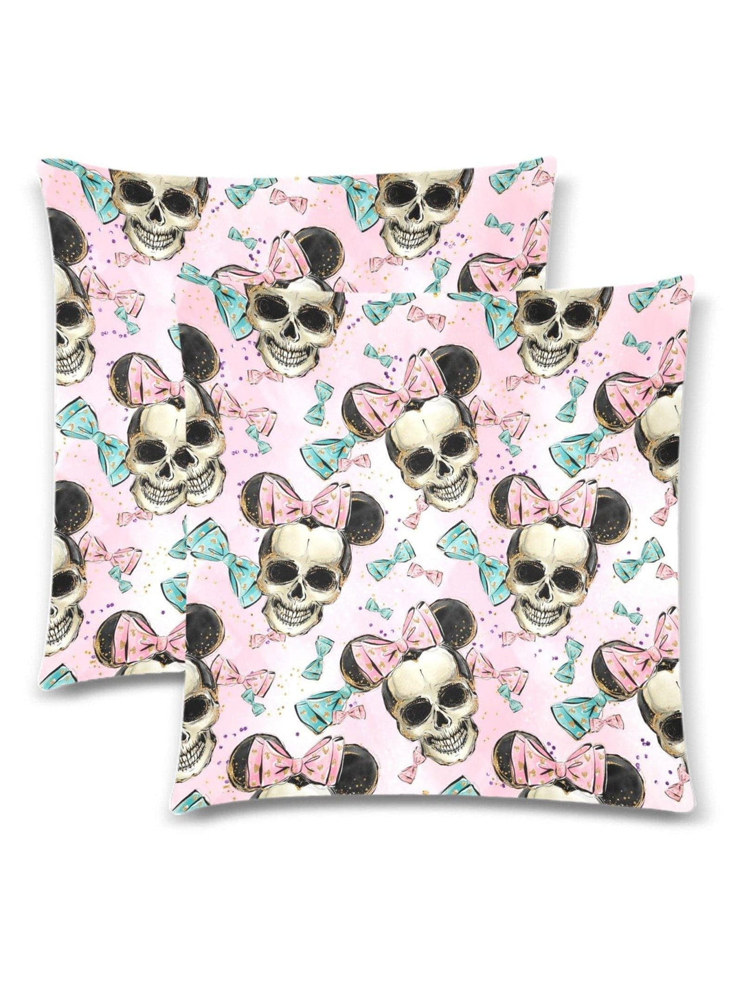 Manic Mice Throw Pillow Cover 18"x 18" (Twin Sides) (Set of 2) - Poison Arrow Retro