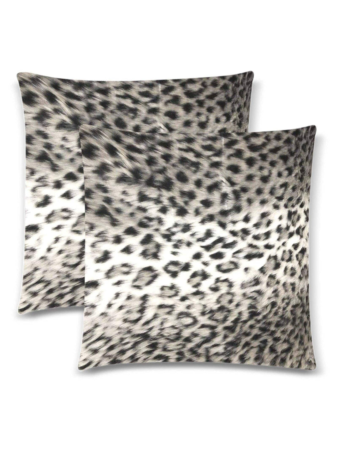 SNOW LEOPARD Throw Pillow Cover - Poison Arrow Retro