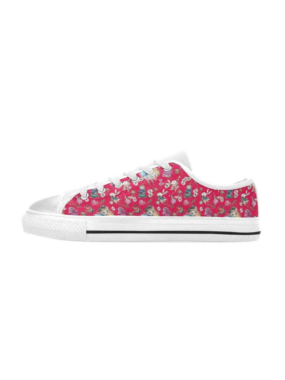 Alice in Wonderland Kid's Canvas Sneakers - Poison Arrow Retro