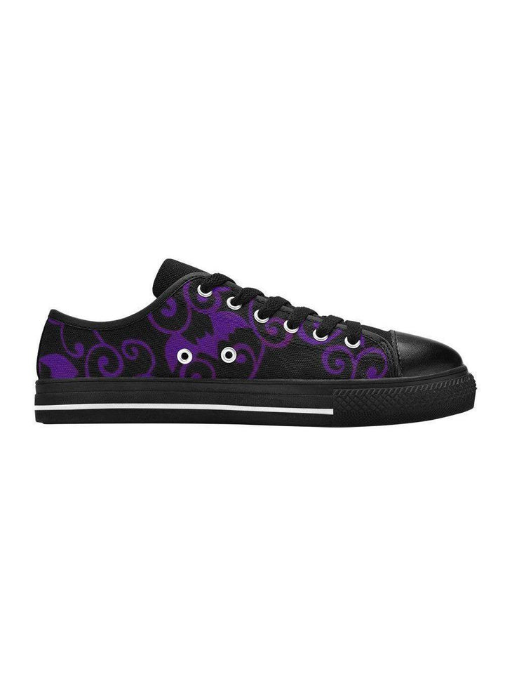 ANTIQUE BATS PURPLE Retro Style Sneakers