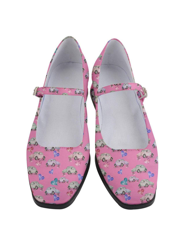 Beetle Hearts Women's Mary Jane Shoes